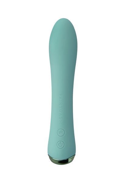 Вибратор с подогревом FairyGasm WowGenie green, подогрев до 42 &deg;C SX0654