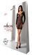 Полупрозрачное мини-платье Passion BS101 One Size, black, рукава-митенки SO8944 фото 6