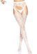 Ажурные колготки с сердечками Leg Avenue Heart White, one size, имитация чулок SO7910 фото 5