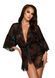 Пеньюар с кружевом Kissable Midnight Kiss Negligee S/M SX1968 фото 1