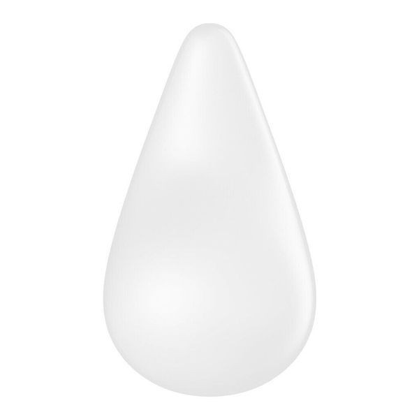 Вібратор для зовнішньої стимуляції Satisfyer Dew Drop White, 2 мотори, 12 режимів, м&rsquo;який корпус SX1212