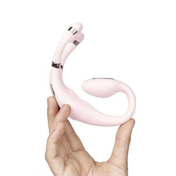Смарт-вибратор для пар Adrien Lastic Venus + APP, двойной, можно носить под одеждой, 10 режимов SX1283