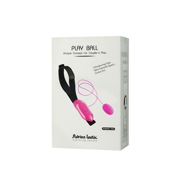 Виброяйцо Adrien Lastic Playball для стимуляции точки А, с турборежимом, крепление к ноге AD40681
