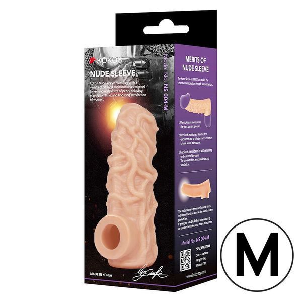 Насадка на член Kokos Nude Sleeve NS 004 M SX1477