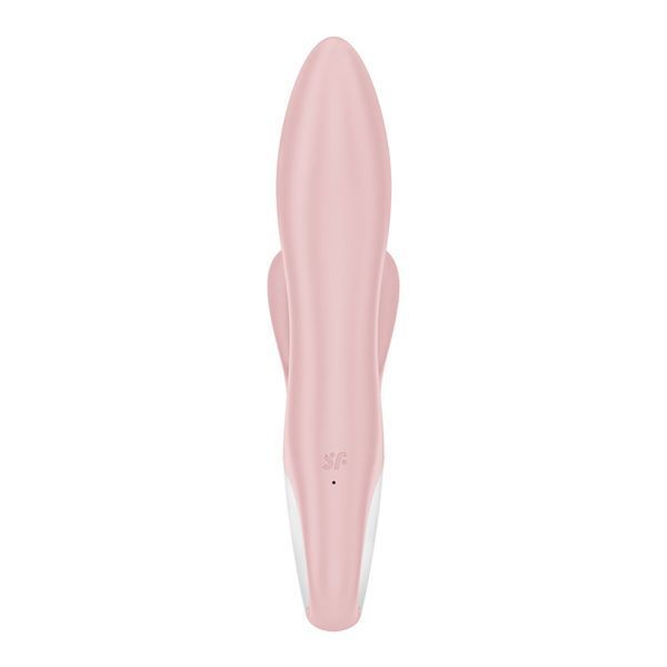 Вибратор-кролик надувной Satisfyer Air Pump Bunny 3, 12 режимов, двойной отросток SX2173