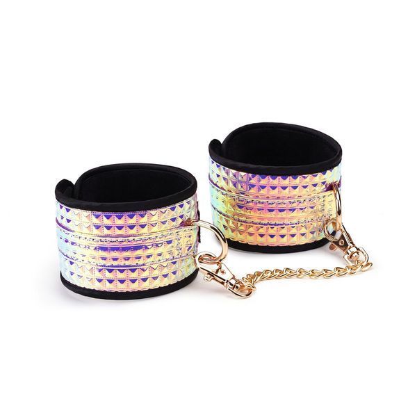 Набір Liebe Seele Pink G lossy 7pcs Bondage Kit, фіксатори, нашийник з повідцем, кляп, флогер, маска SO9507