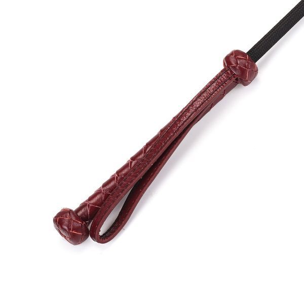 Шлепалка-сердечко Liebe Seele Wine Red Riding Crop with Heart-Shape Tip, натуральная кожа SO9458