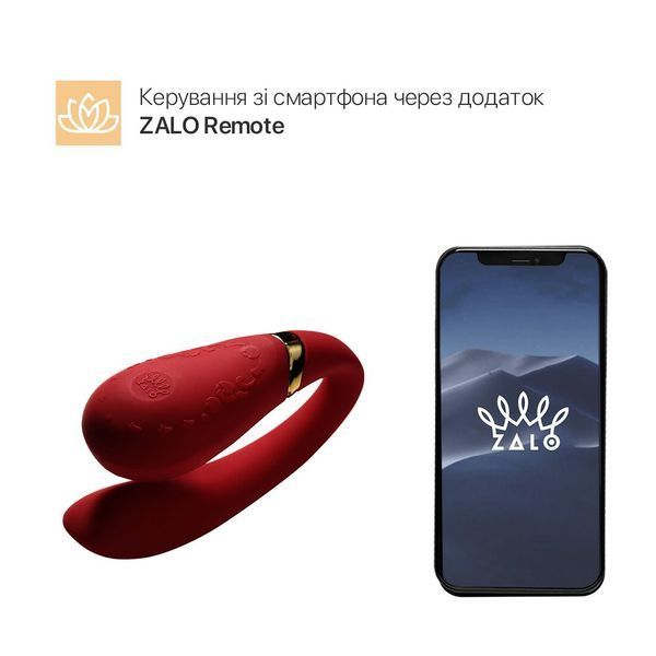 Смартвібратор для пар Zalo &mdash; Fanfan Bright Red SO6670