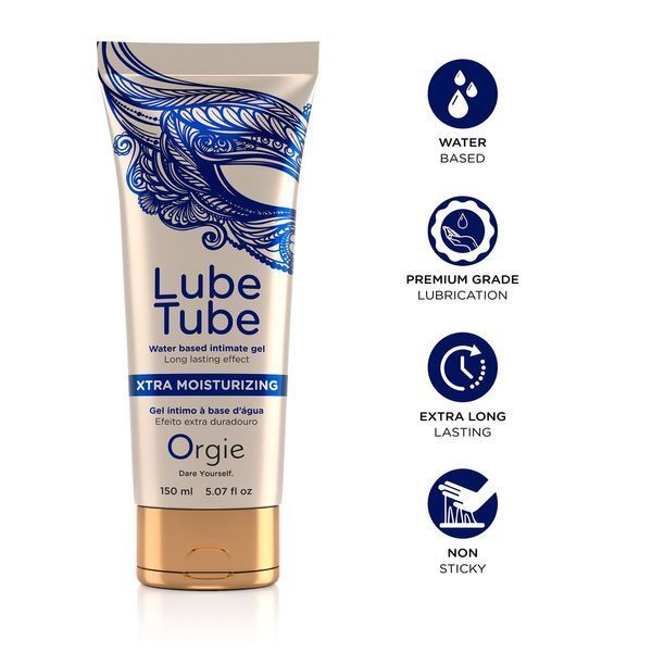 Лубрикант на водній основі Orgie Lube Tube Xtra Moisturizing, 150 мл, інтенсивне зволоження SX1526