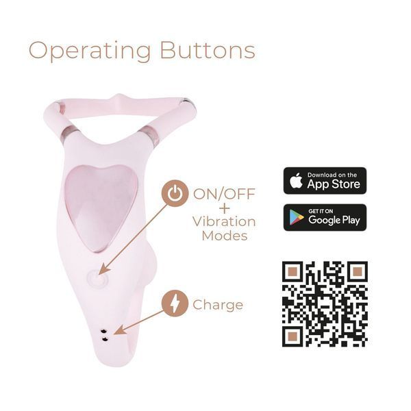 Смарт-вибратор для пар Adrien Lastic Venus + APP, двойной, можно носить под одеждой, 10 режимов SX1283
