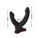 Двойной фаллоимитатор Fun Factory RYDE black, гибкие стволы, присоска SX0976 фото 1