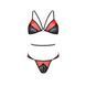 Комплект белья Passion PEONIA SET S/M red, бра, трусики SO8467 фото 3