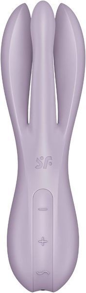 Кліторальний вібратор Satisfyer Threesome 2 Violet, 3 гнучкі пальчики, 3 мотори SX1213