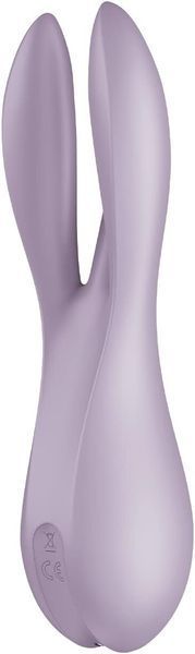 Кліторальний вібратор Satisfyer Threesome 2 Violet, 3 гнучкі пальчики, 3 мотори SX1213
