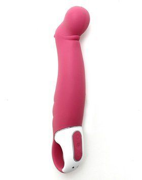 Потужний вібратор Satisfyer Vibes Petting Hippo з гнучким стовбуром, літій силікон, 12 режимів SO2202