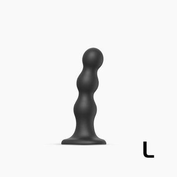 Насадка для страпона Strap-On-Me Dildo Plug Balls Black L SO8994
