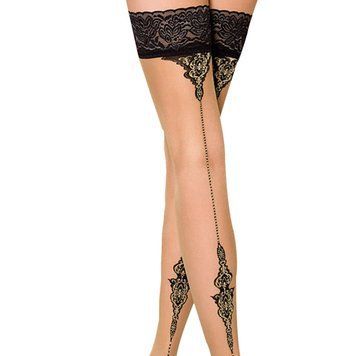 Панчохи Passion ST106 3/4 beige PS23642