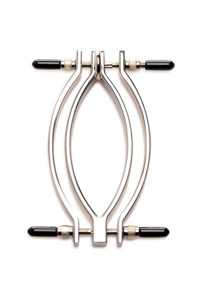 Затискач для статевих губ Master Series: Pussy Tugger Adjustable Vagina Clamp with Chain SO8797