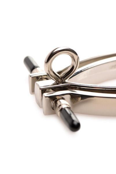 Затискач для статевих губ Master Series: Pussy Tugger Adjustable Vagina Clamp with Chain SO8797