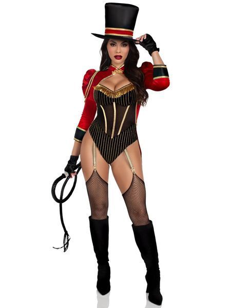 Костюм циркачки Leg Avenue Ravishing Ringmaster Bodysuit XS SX2788