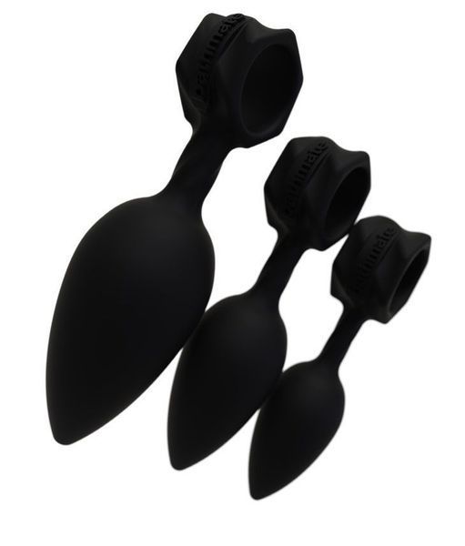 Набор анальных пробок Bathmate Anal Training Plugs, диаметр 2,5см - 3,1см - 3,8см SO3359