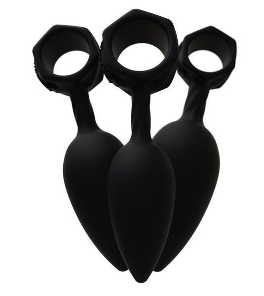 Набор анальных пробок Bathmate Anal Training Plugs, диаметр 2,5см - 3,1см - 3,8см SO3359