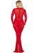 Платье Leg Avenue Lace and Net Bodycon Gown One Size, Red SX1738 фото 3