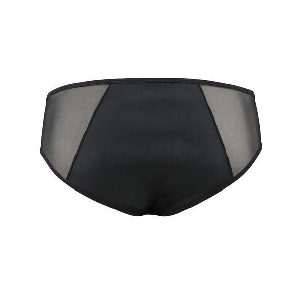 Чоловічі сліпи на блискавці Passion 042 SLIP TIMMY S/M Black, екошкіра, сітка SO7598