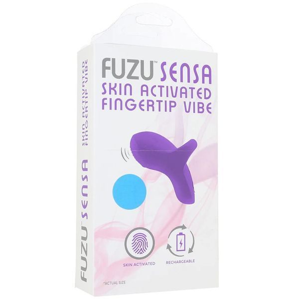 Вібратор на палець FUZU Sensa Skin Activated Fingertip Vibe &ndash; Pastel Blue, сенсорне керування, 8 режимів SX2743