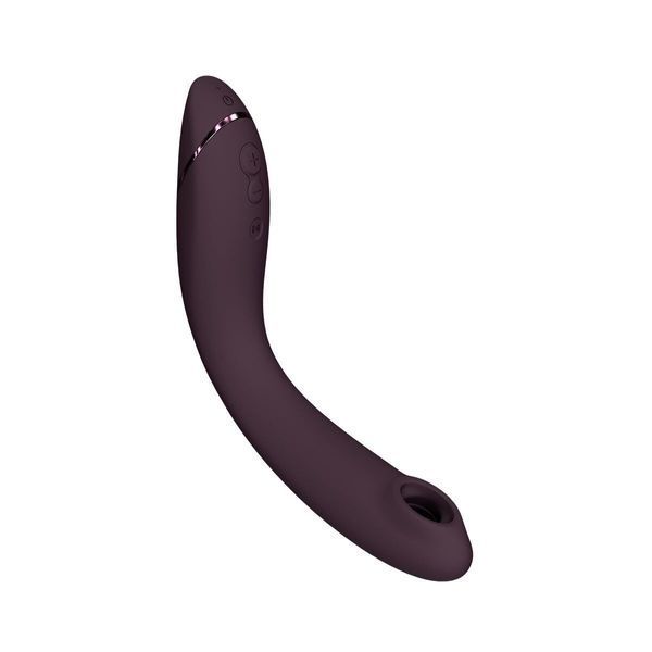 Вакуумний стимулятор для точки G та клітора з вібрацією Womanizer OG Aubergine, 12 рівнів, 3 режими SX0531