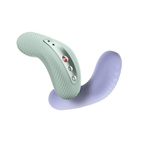 Накладной вибратор Fun Factory LAYA III sage green, эффект постукивания пальцем SX0917
