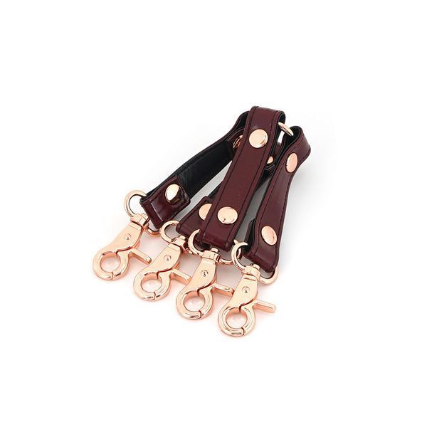Кожаная крестовина Liebe Seele Wine Red Hogtie SO9459