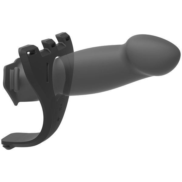 Страпон унісекс Doc Johnson Body Extensions &ndash; Be Risque, вібрація, пульт керування, порожня насадка SO6061