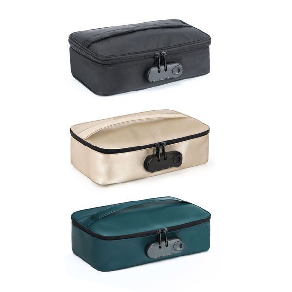 Кейс для игрушек Dorcel DISCREET BOX LUXURY GOLD, кодовый замок, 27&times;16&times;7,62 см SX1109