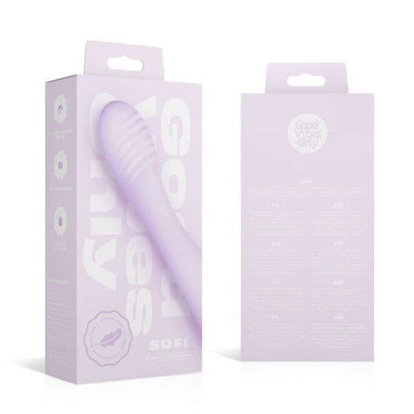 Вибратор Good Vibes Only - SOFI G-Spot Vibrator Soft Silicone - Purple SX3075