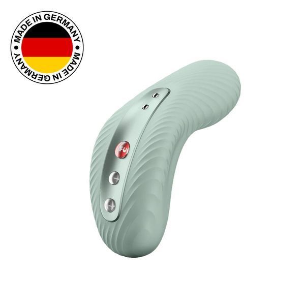 Накладной вибратор Fun Factory LAYA III sage green, эффект постукивания пальцем SX0917