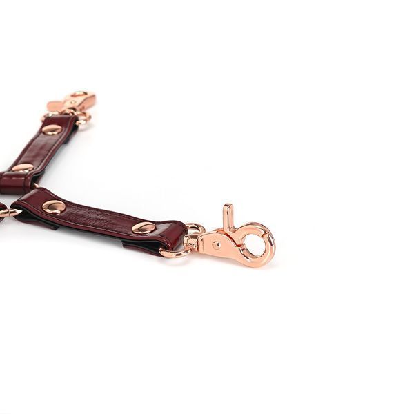 Кожаная крестовина Liebe Seele Wine Red Hogtie SO9459