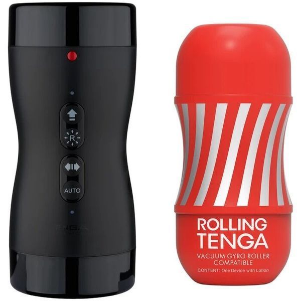 Автоматический мастурбатор Tenga VACUUM GYRO ROLLER SET, ротация и вакуум, совместим с Tenga Cup SO7041