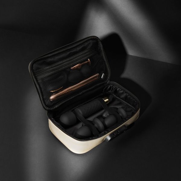 Кейс для игрушек Dorcel DISCREET BOX LUXURY GOLD, кодовый замок, 27&times;16&times;7,62 см SX1109