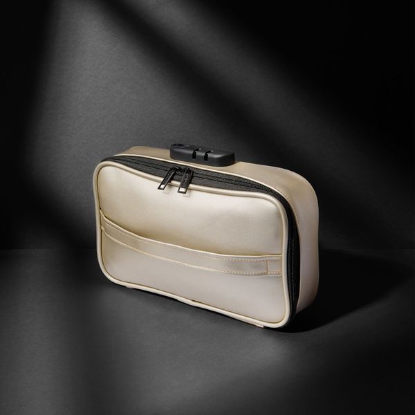 Кейс для игрушек Dorcel DISCREET BOX LUXURY GOLD, кодовый замок, 27&times;16&times;7,62 см SX1109