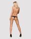Кружевные танга с доступом Obsessive 828-THC-1 crotchless thong L/XL, черные SO7174 фото 4