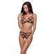 Трусики из стреп Passion Exclusive NICKY THONG XXL/XXXL, black SO7648 фото 1
