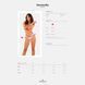 Полупрозрачные трусики Obsessive Heavenlly panties XL/2XL, открытые ягодицы SO8171 фото 7