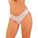 Полупрозрачные трусики Obsessive Heavenlly panties XL/2XL, открытые ягодицы SO8171 фото 1