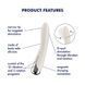 Вибратор точки G с вращением Satisfyer Spinning Vibe 1 Beige, 2 мотора SX0560 фото 7