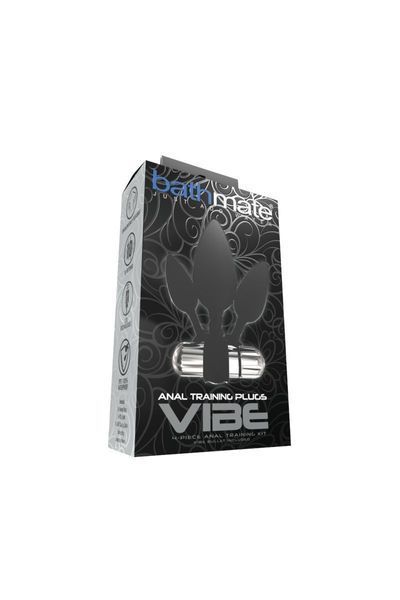 Набор анальных вибропробок Bathmate Anal Training Plugs VIBE, диаметр 2,5см - 3,1см - 3,8см SO3360