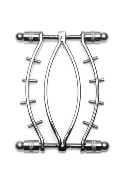 Затискач для вагіни Master Series: Spread 'Em Poker Vagina Clamp with Adjustable Pressure Screws, ши SO8798