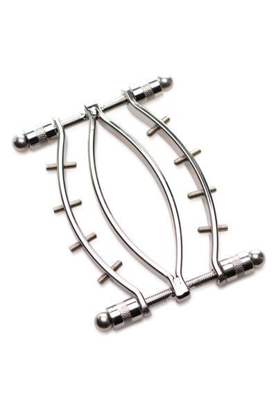 Затискач для вагіни Master Series: Spread 'Em Poker Vagina Clamp with Adjustable Pressure Screws, ши SO8798