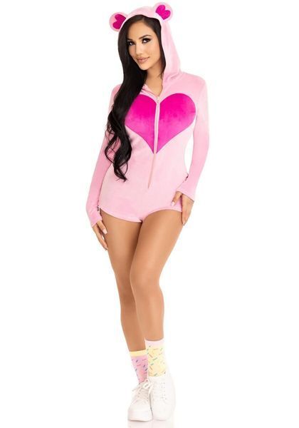 Комбінезон &laquo;Солодкий ведмедик&raquo; Leg Avenue Sweetheart Bear Velvet Romper M SX2789
