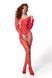 Ажурный бодистокинг с доступом Passion BS107 One Size, red SX1906 фото 1